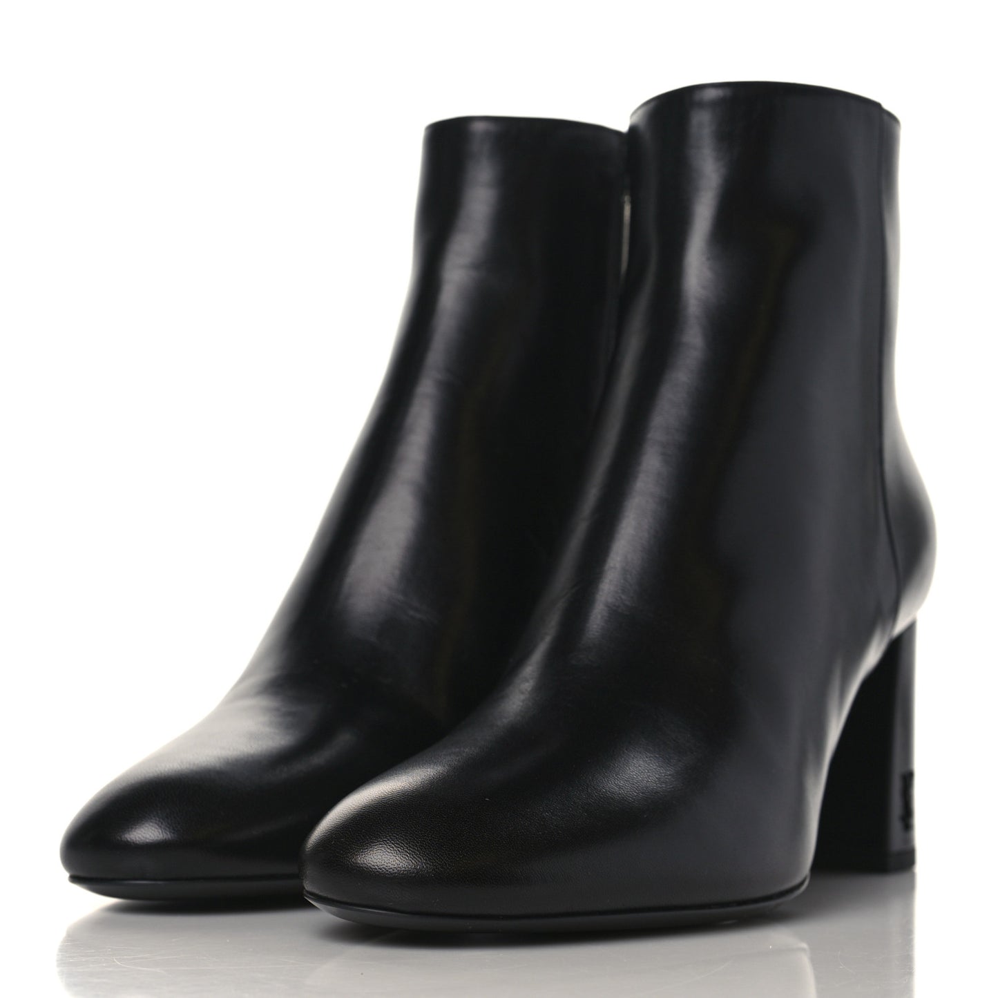 Nappa Vendome Loulou Ankle Zip Boots 39.5 Black