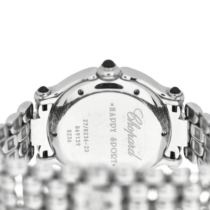 Chopard Stainless Steel 7 Diamond 32mm Happy Sport Quartz Watch 4 of 4