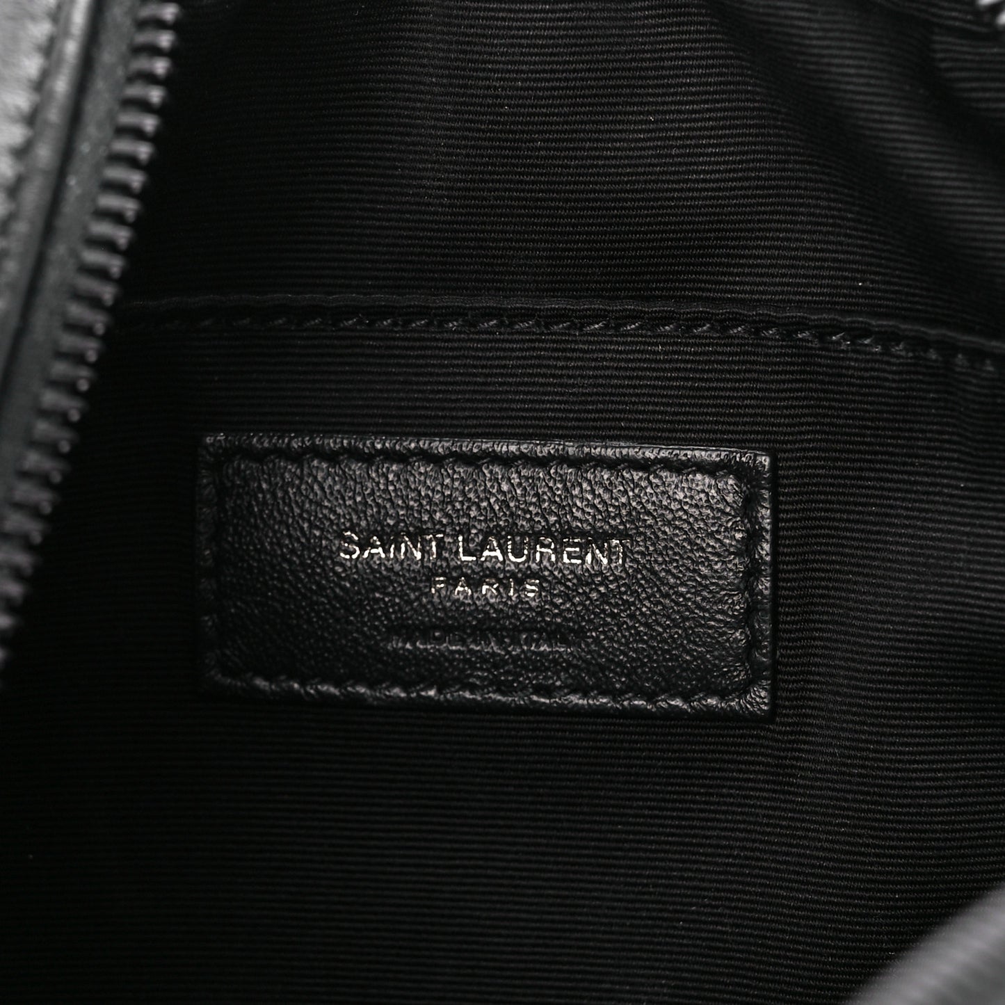 Calfskin Matelasse Monogram Monochrome Lou Camera Bag Black