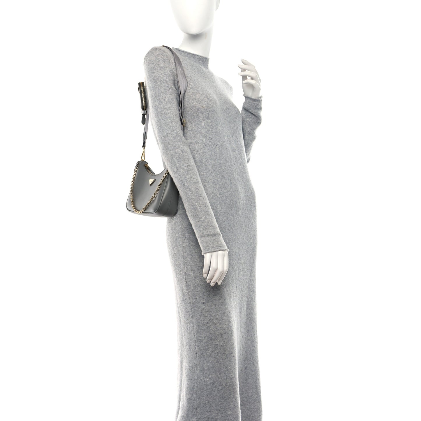 Saffiano Re-Edition 2005 Shoulder Bag Ardesia