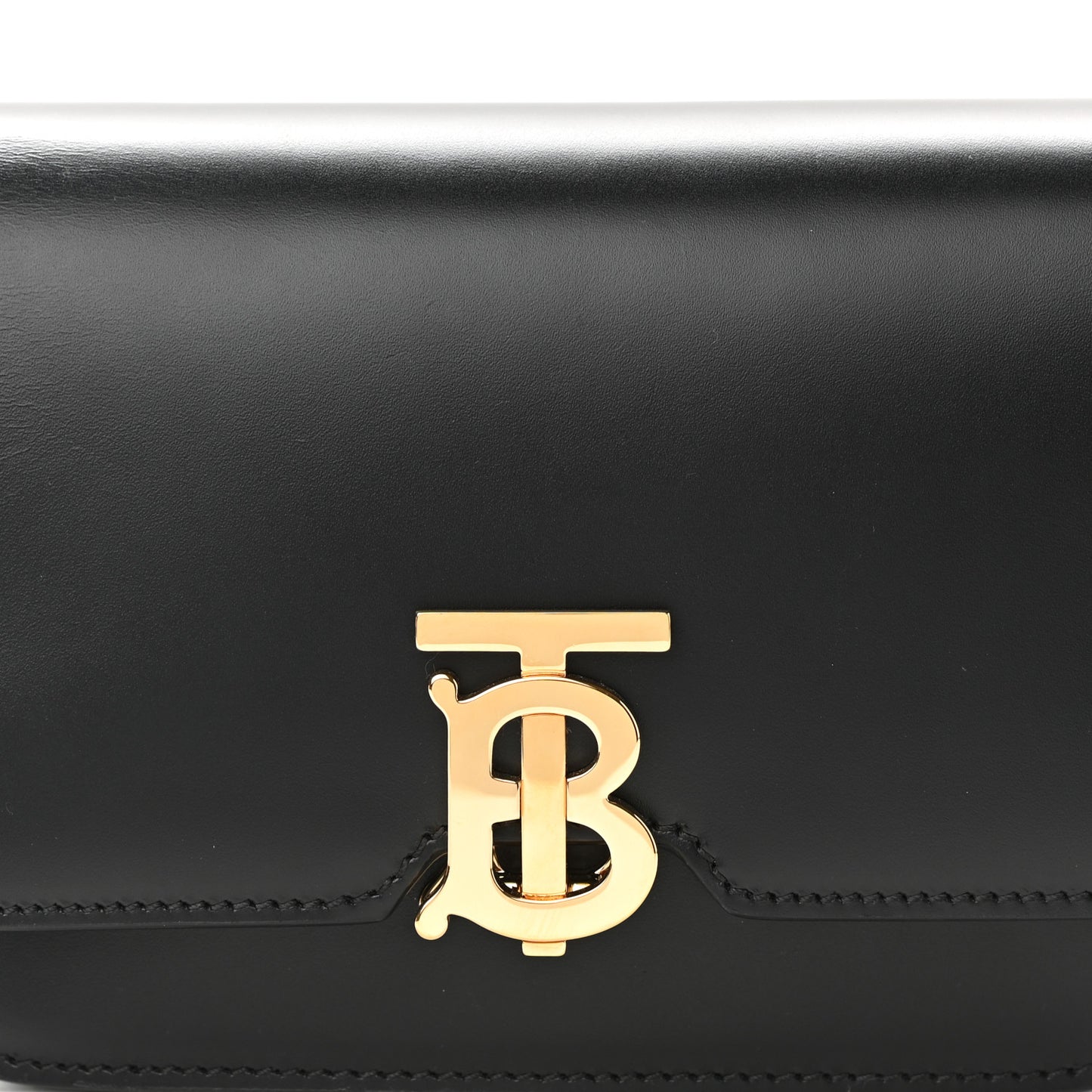 Calfskin TB Bum Bag Black