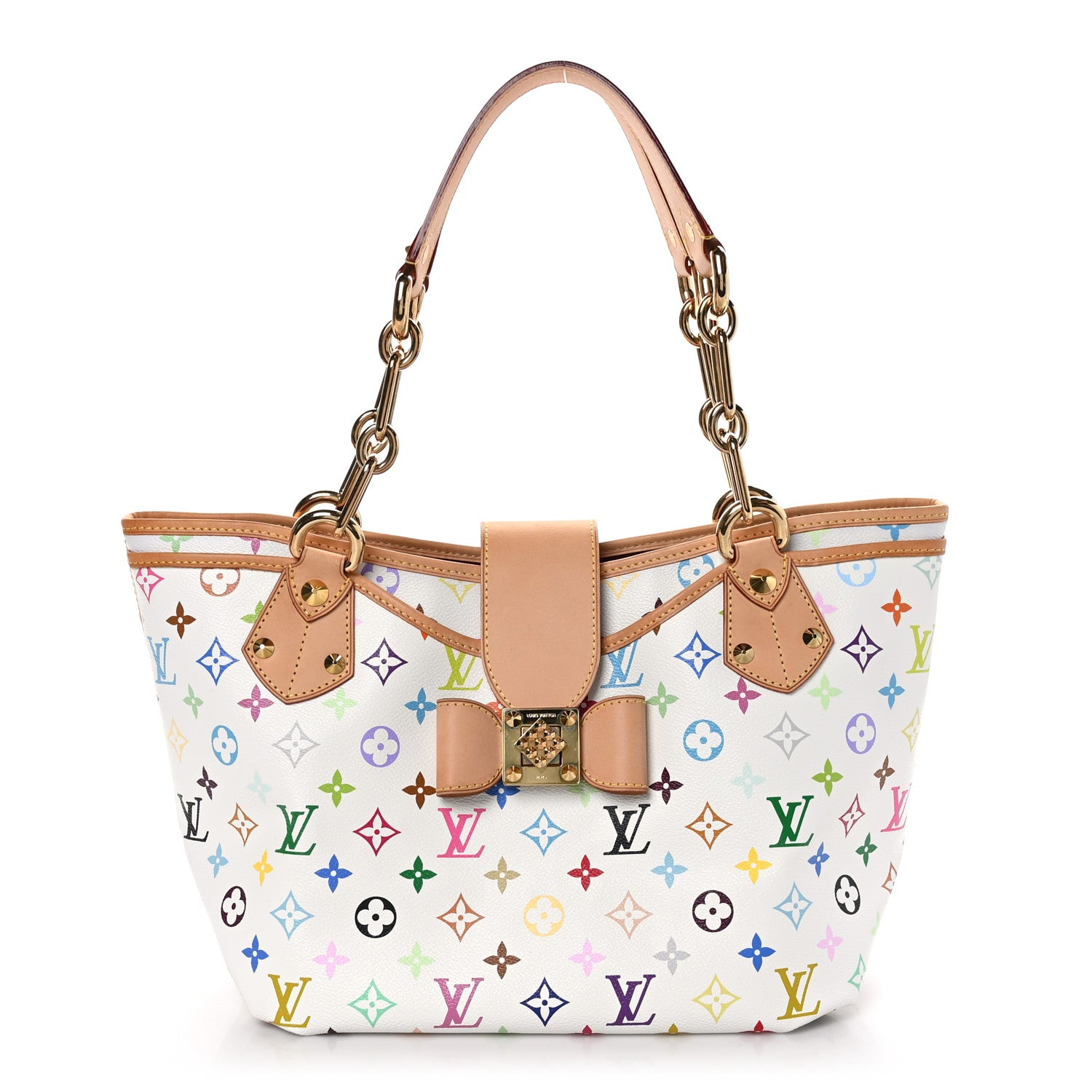 Louis Vuitton LOUIS VUITTON Monogram Multicolor Annie GM White 1 of 9