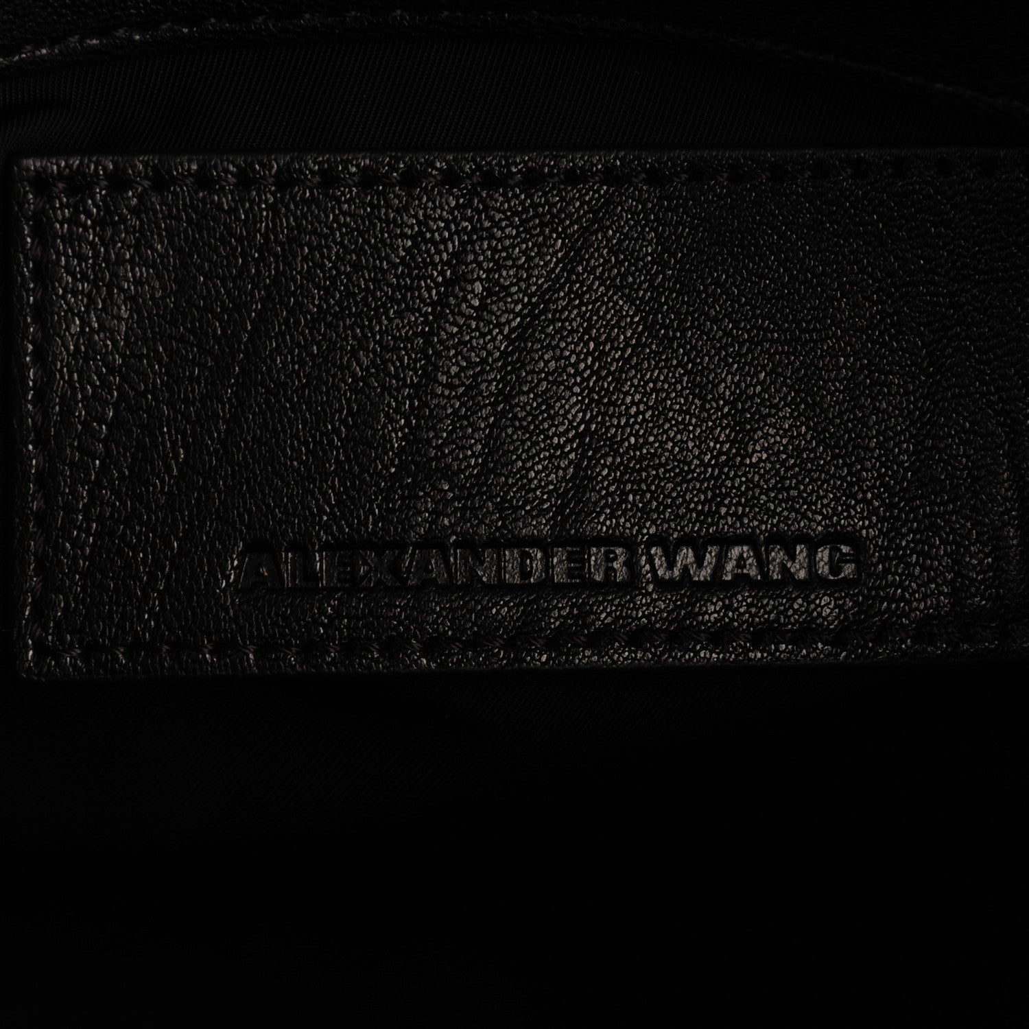 Alexander Wang Pebbled Lambskin Rockie Black Rose Gold Hardware 6 of 6