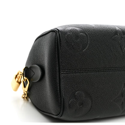 Louis Vuitton Empreinte Monogram Giant Speedy Bandouliere 20 Black 8 of 9