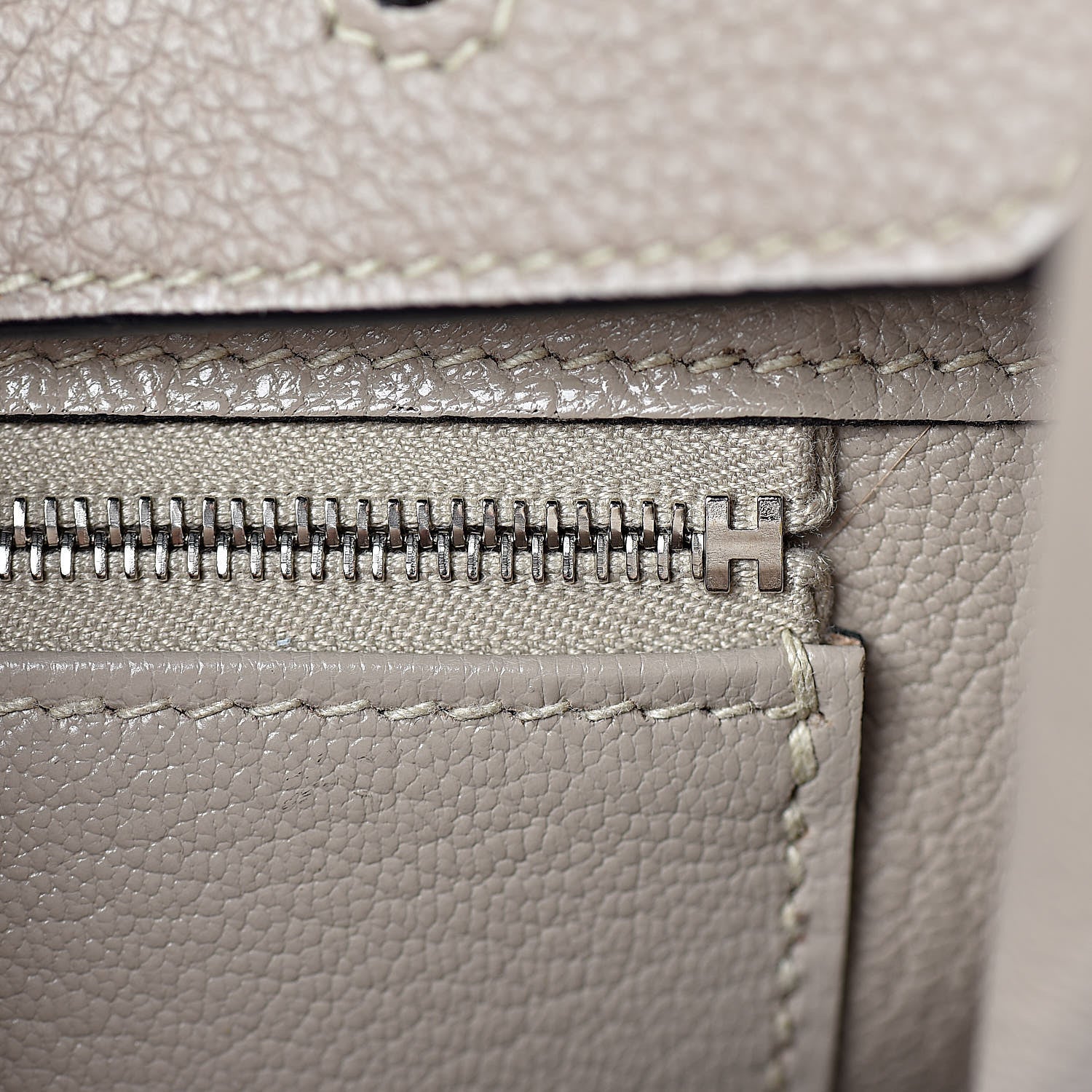 Hermes Taurillon Clemence Birkin 35 Gris Tourterelle 20 of 32