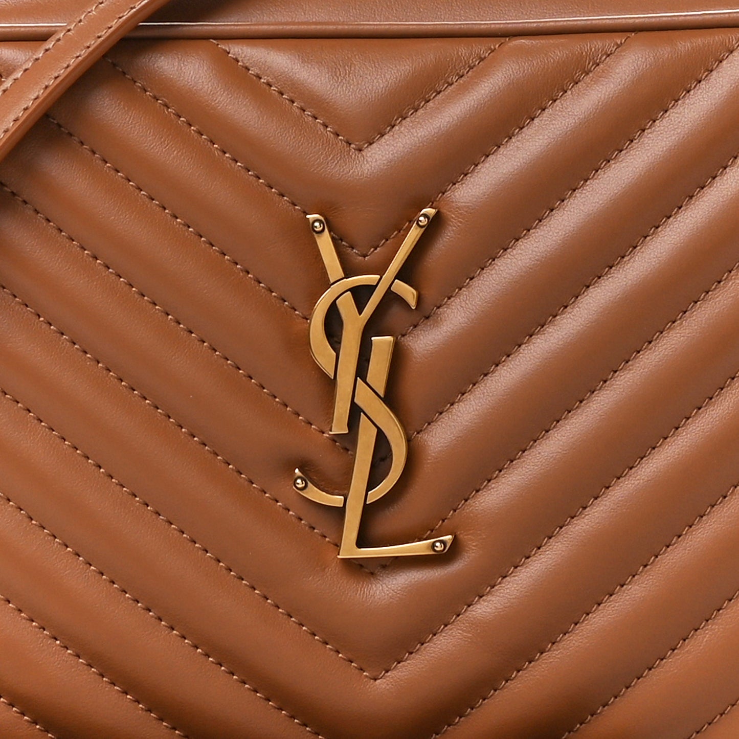 Calfskin Matelasse Monogram Lou Camera Bag Cinnamon