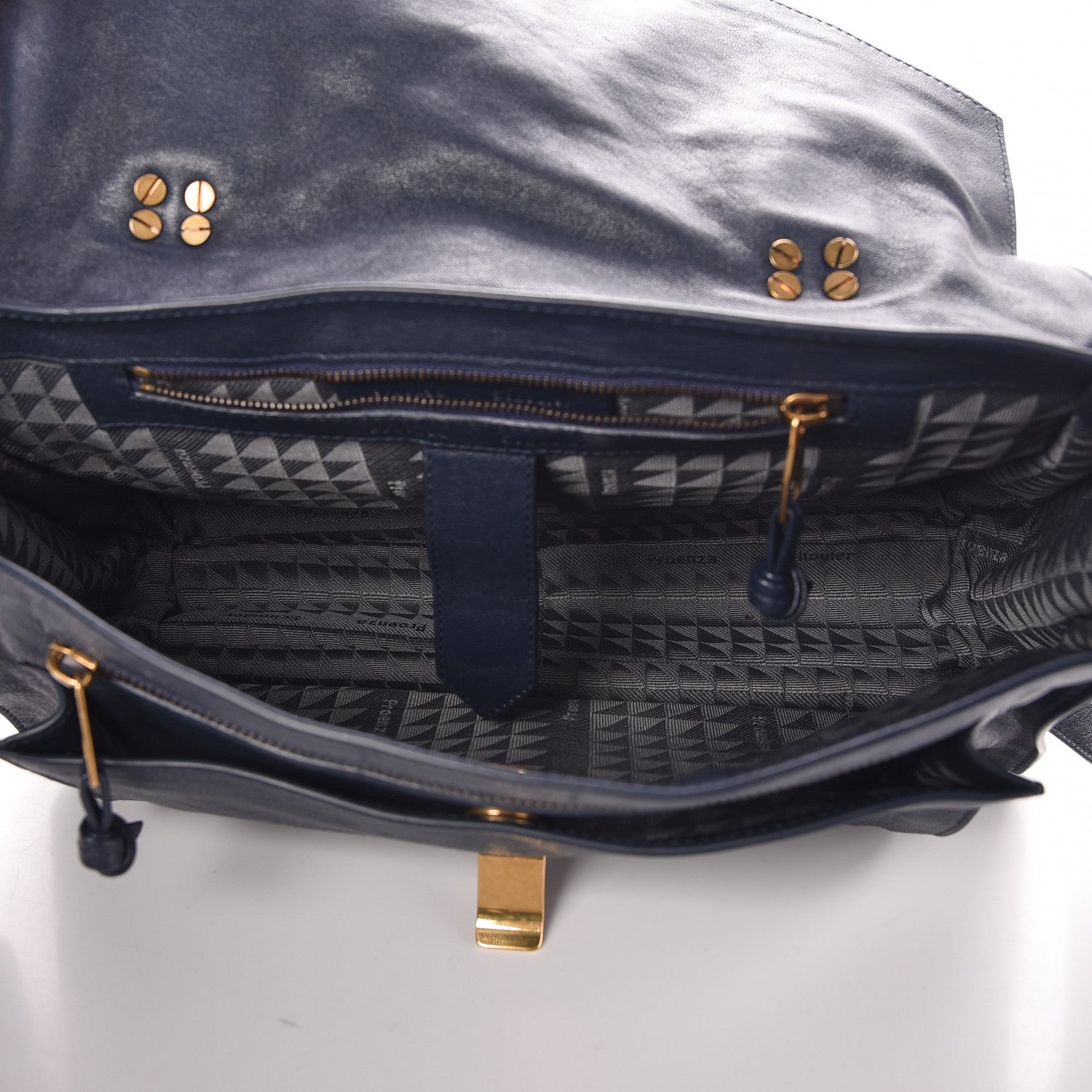 Proenza Schouler Lambskin Medium PS1 Satchel Midnight 5 of 11