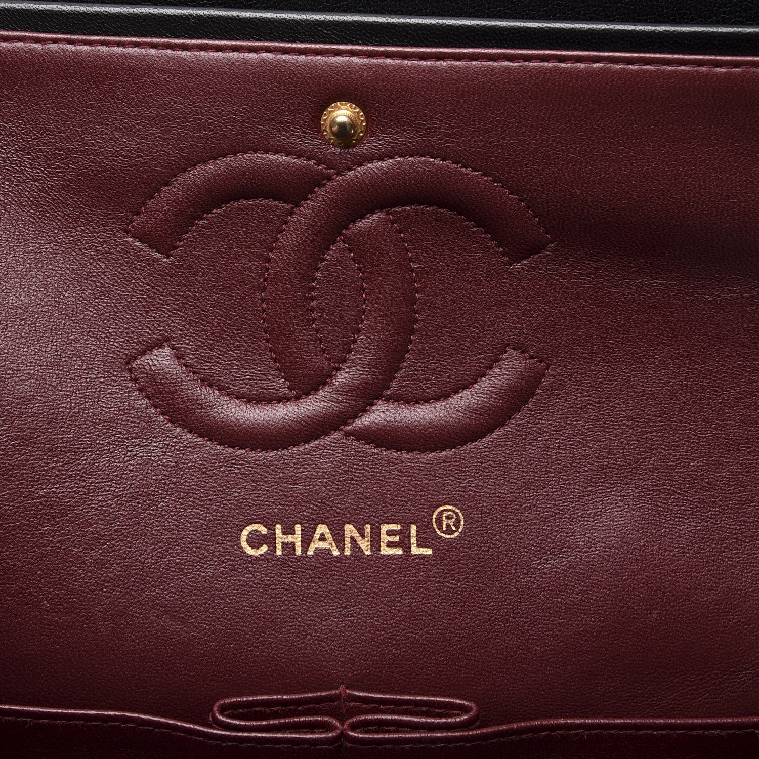 Chanel Lambskin Quilted Medium Double Flap Black 5 of 11