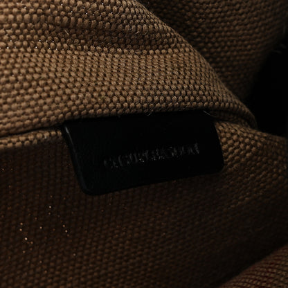 Burberry Canvas Mega Check Mini Ashby Tassel Crossbody Black 7 of 9
