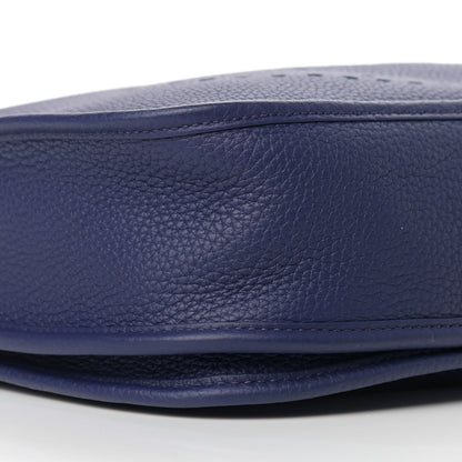 Hermes Taurillon Clemence Evelyne III PM Bleu Encre 7 of 10