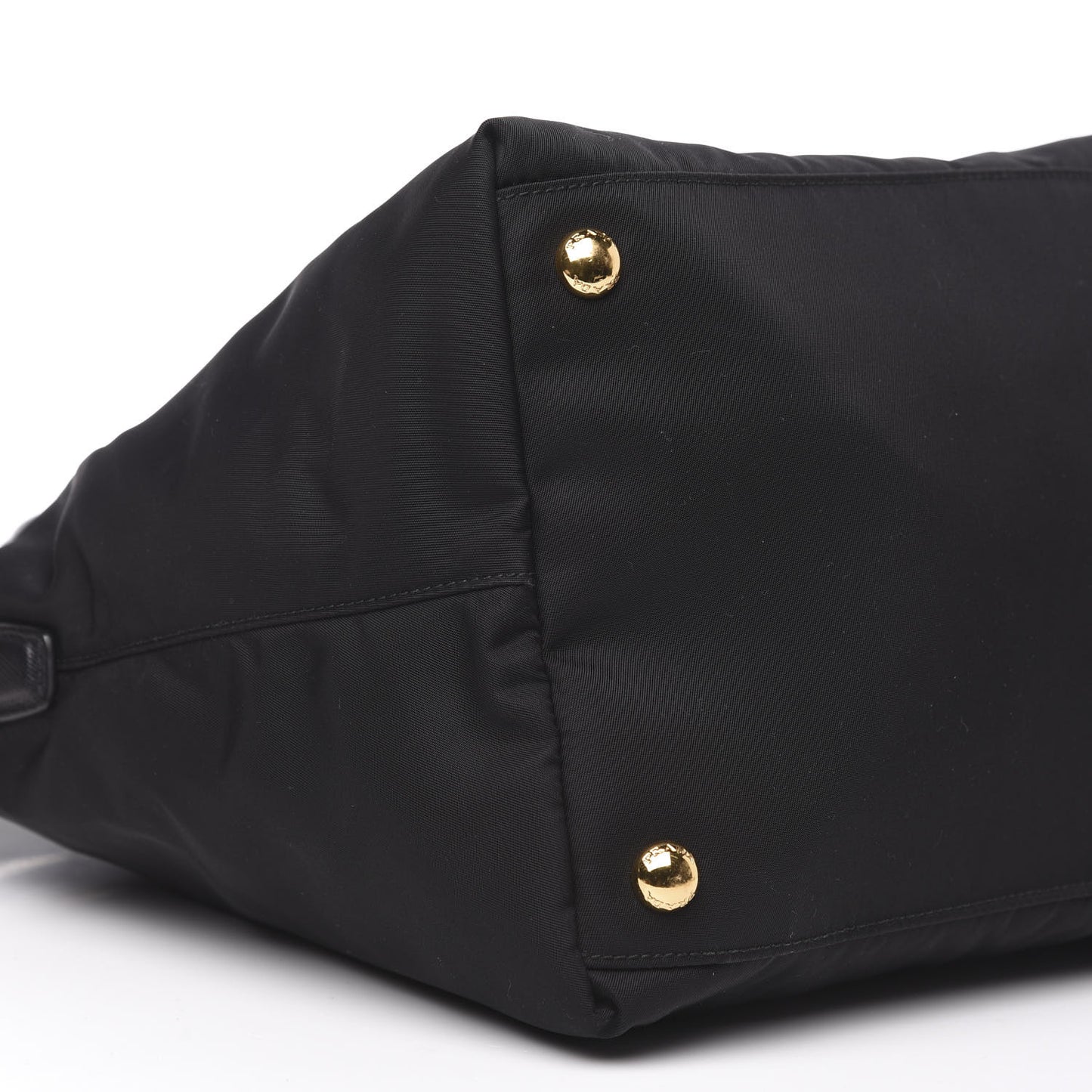 Saffiano Tessuto Nylon Tote Black