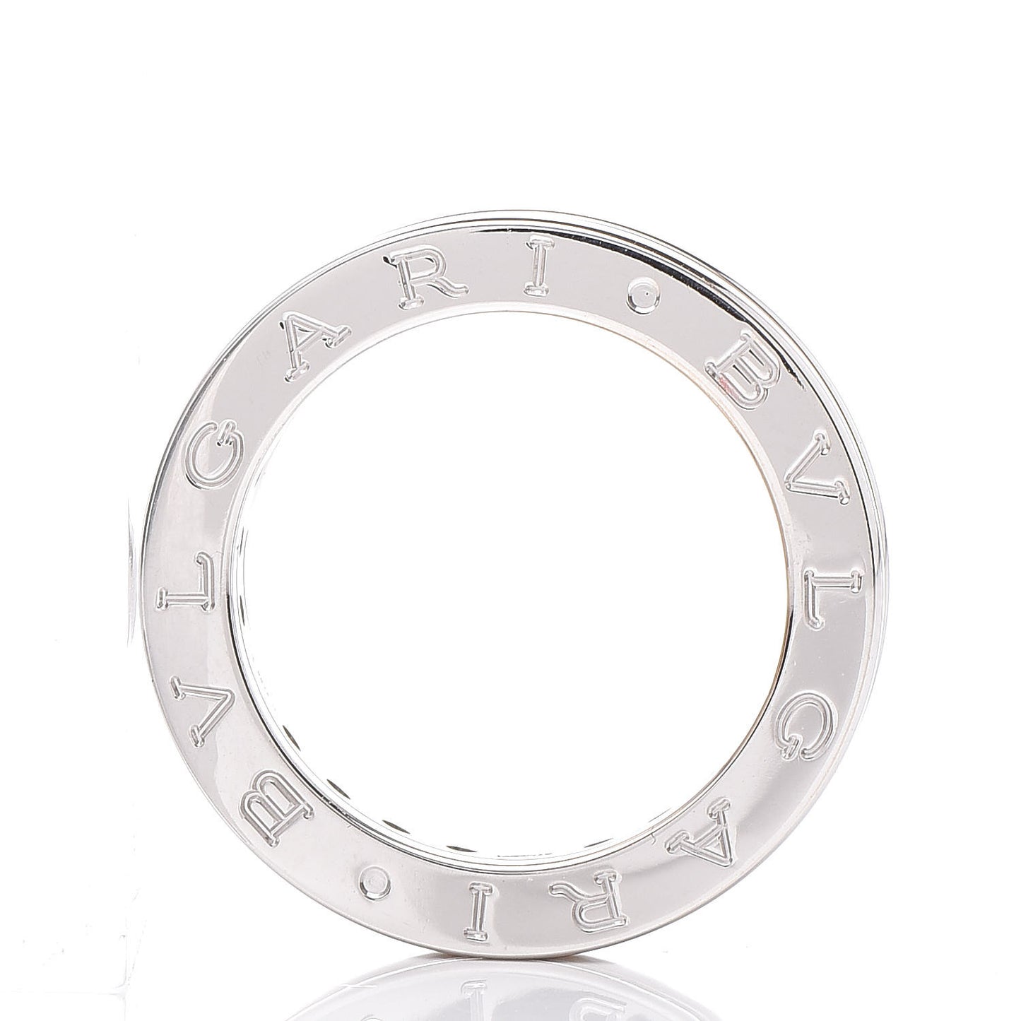 18K White Gold Citrine B.Zero1 One-Band Ring 52 6