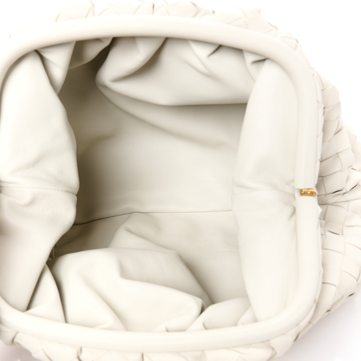 Nappa Maxi Intrecciato The Pouch Oversized Clutch Plaster