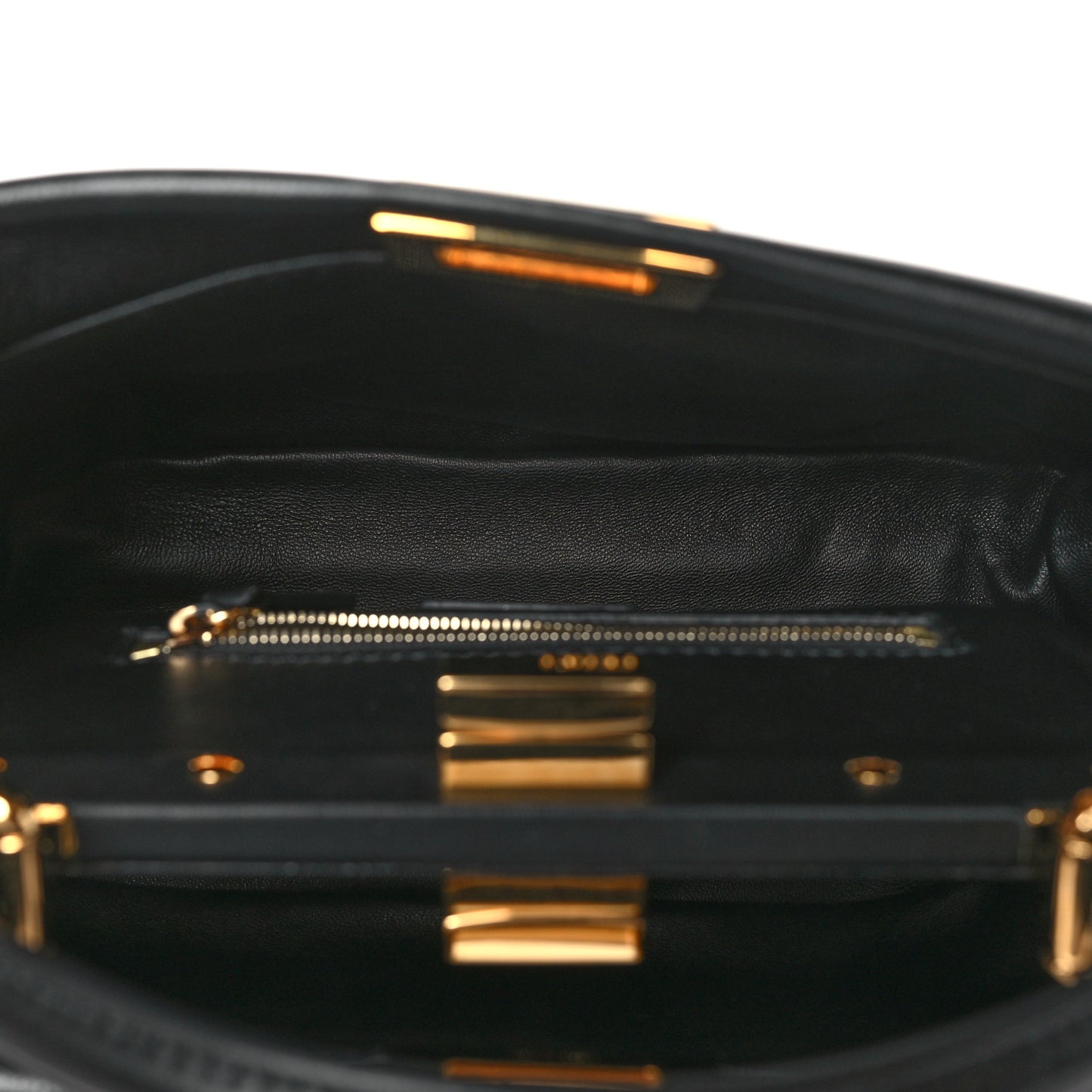 Nappa Mini Peekaboo Iconic Satchel Black