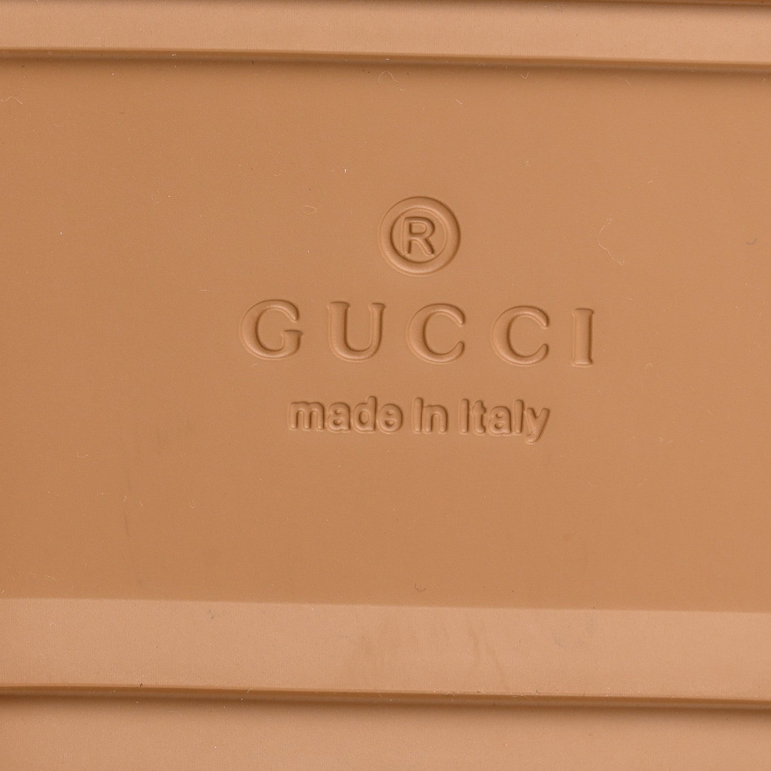 Gucci Monogram Jumbo GG Nappa Samoa Platform 40mm Slide Sandals 37 Camel Ebony New Acero 8 of 10