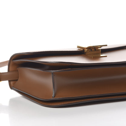 Celine Box Calfskin Medium Classic Box Flap Bag Camel 9 of 10