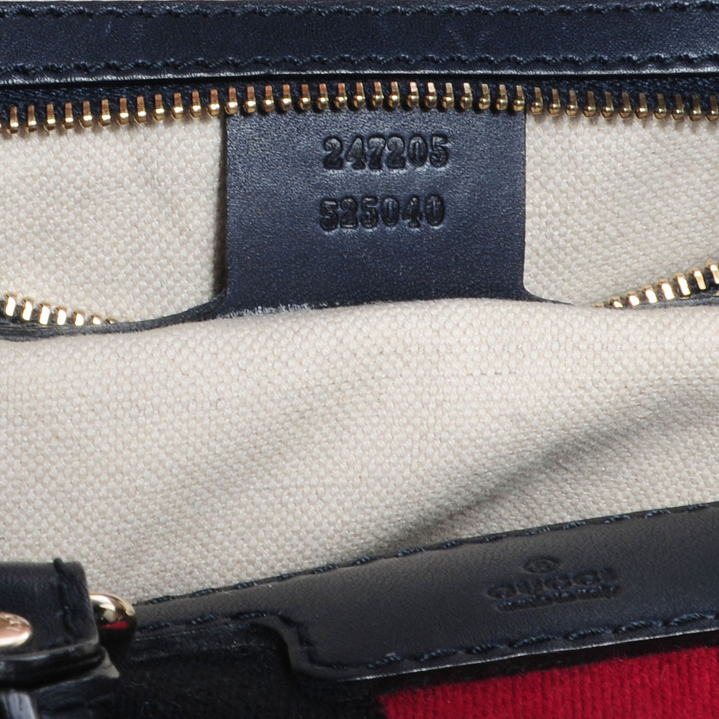 Monogram Selleria Calfskin Vintage Web Medium Boston Beige Blue
