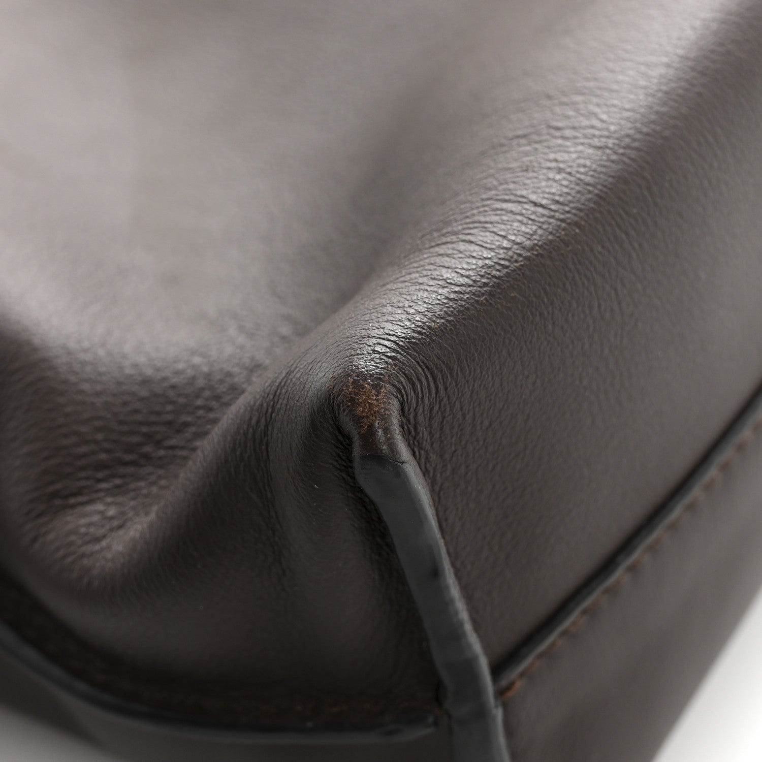 Loewe Calfskin Mini Flamenco Knot Clutch Chocolate 11 of 12