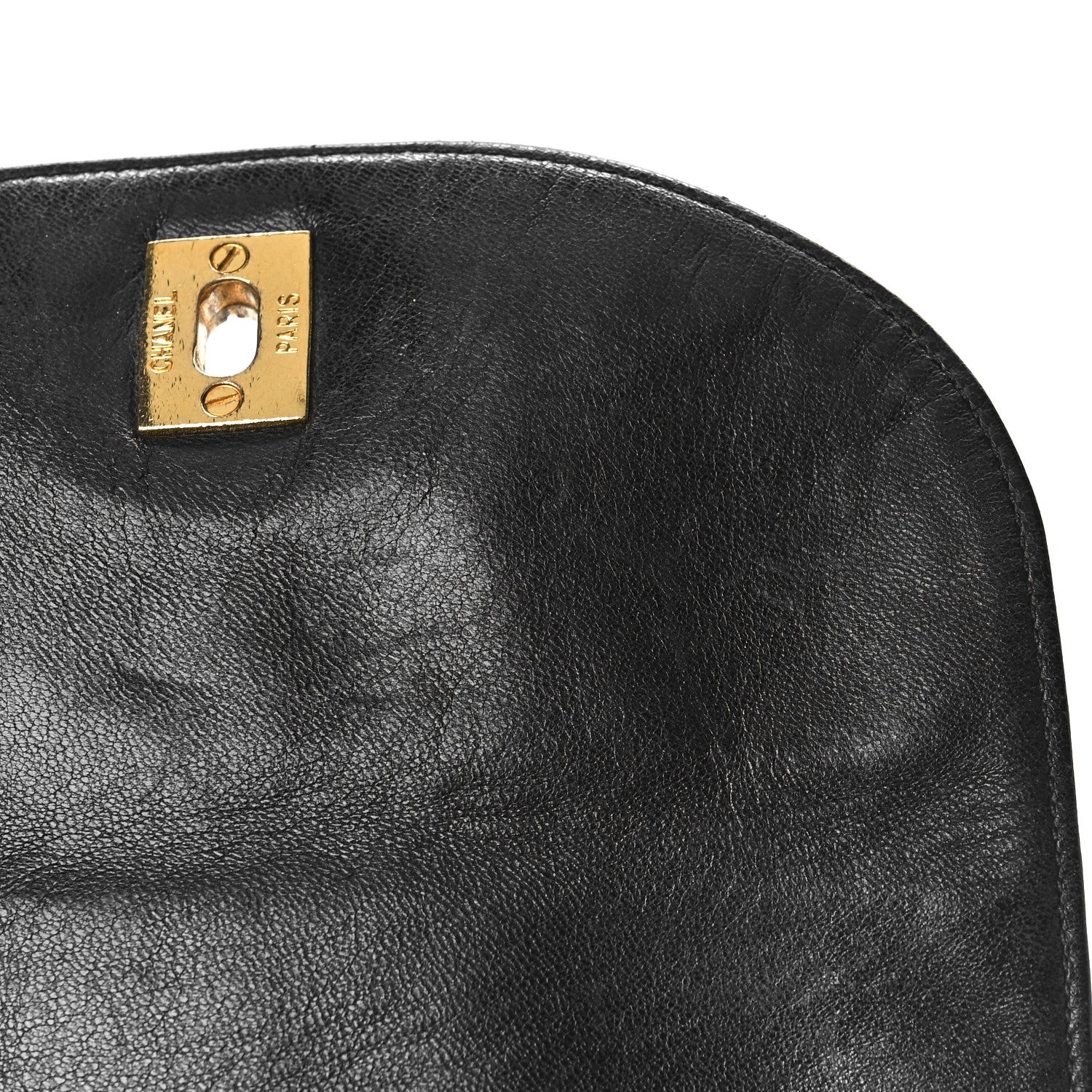 Chanel Lambskin Quilted Backpack Black 9 of 11