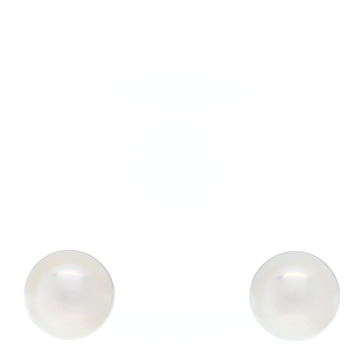 18K White Gold Akoya Cultured Pearl 7.5mm Earrings