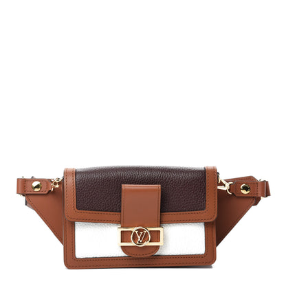 Louis Vuitton Taurillon Dauphine Bumbag Blackberry Snow 1 of 10