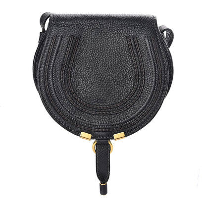 Chloe Calfskin Mini Marcie Round Crossbody Bag Black 1 of 13