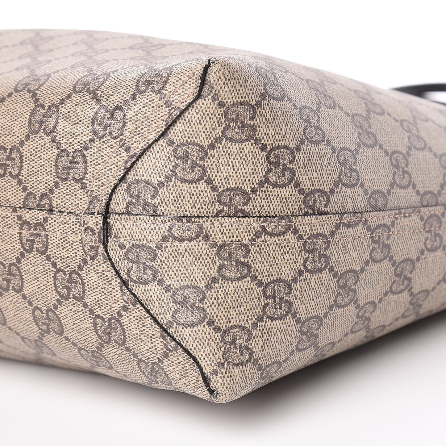 Calfskin GG Supreme Monogram Medium Reversible Tote Black
