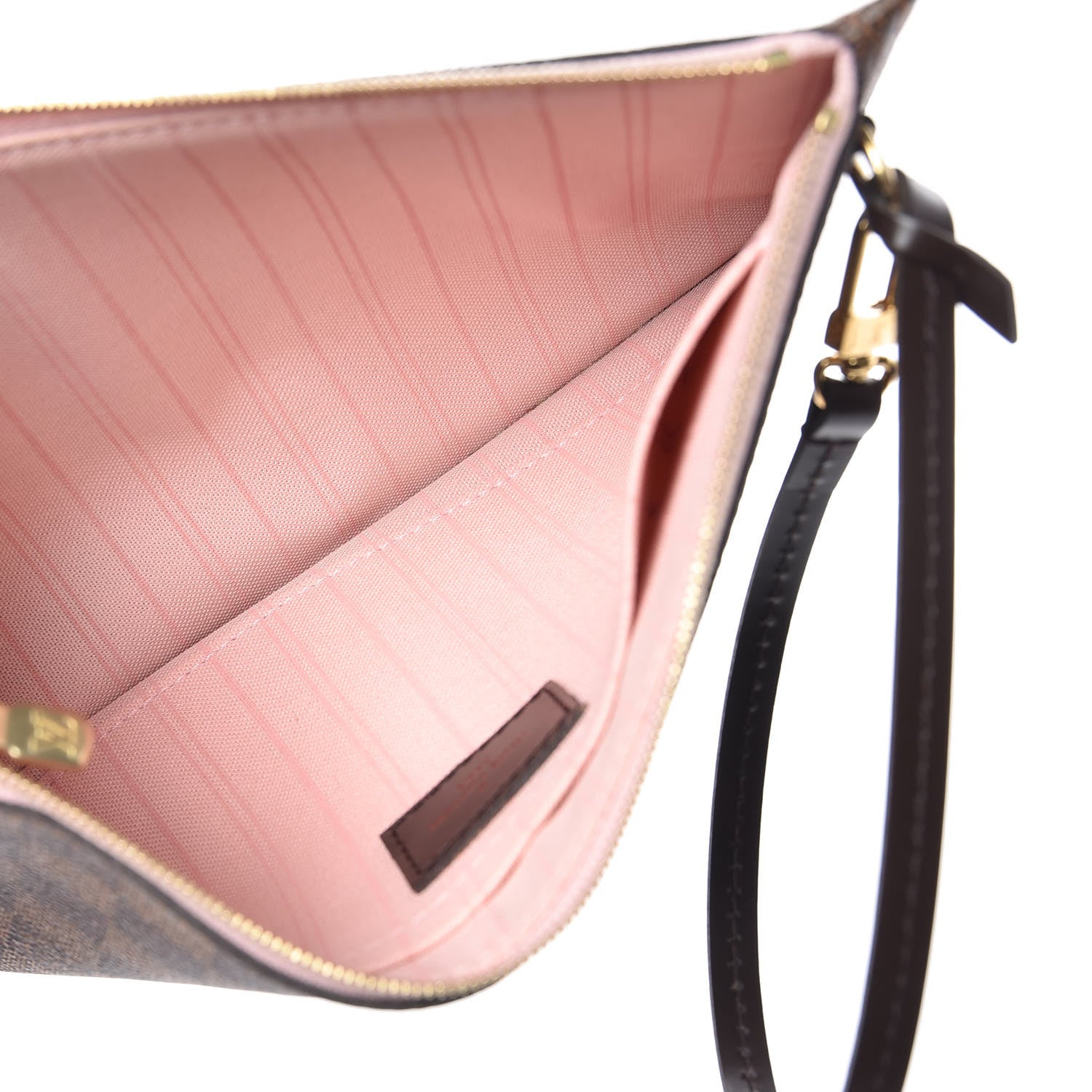 Louis Vuitton Damier Ebene Neo Neverfull MM Rose Ballerine 7 of 16