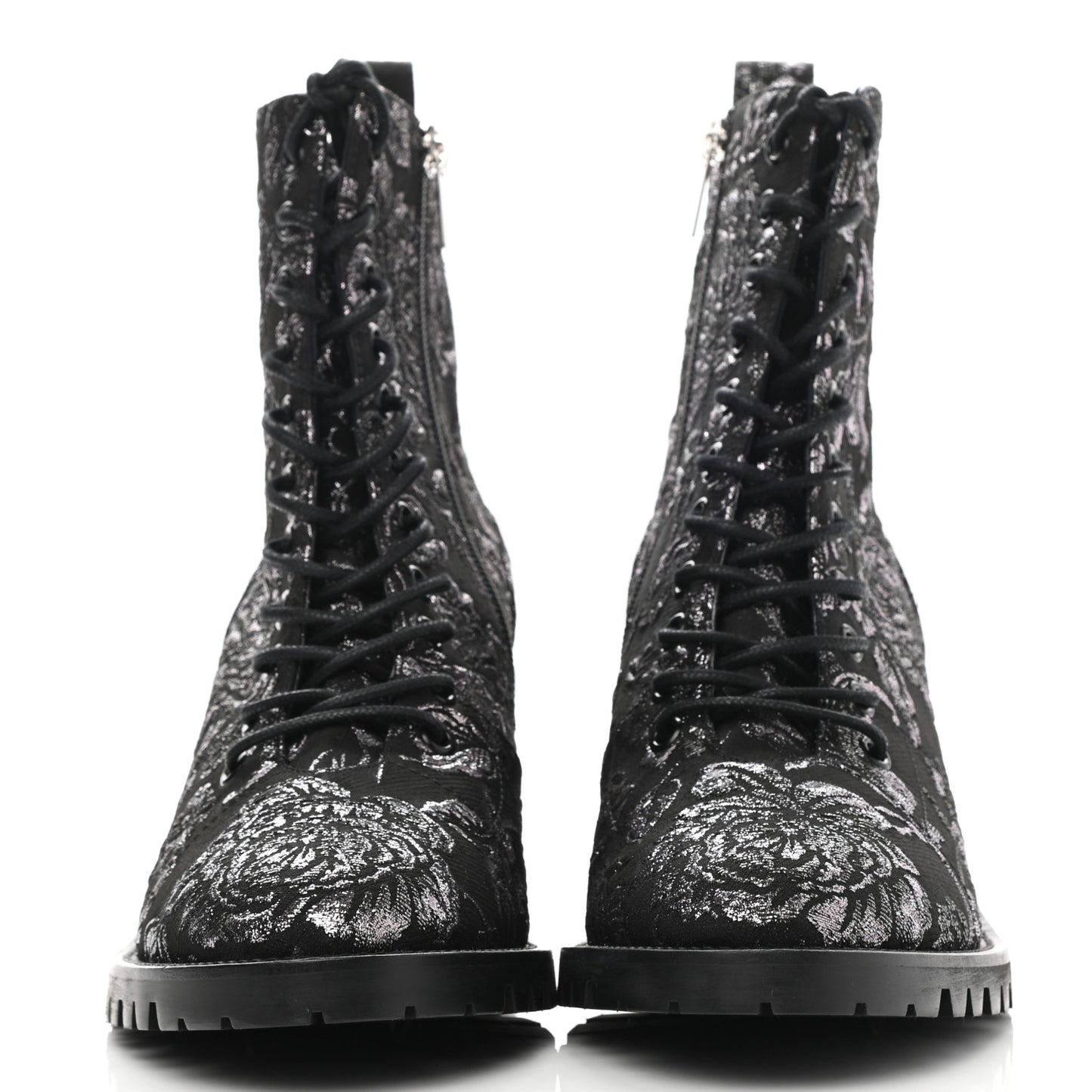 Brocade Cruz 65 Ankle Booties 40.5 Steel Black