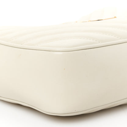 Saint Laurent Calfskin Matelasse Monogram Lou Camera Bag Blanc Vintage 9 of 10