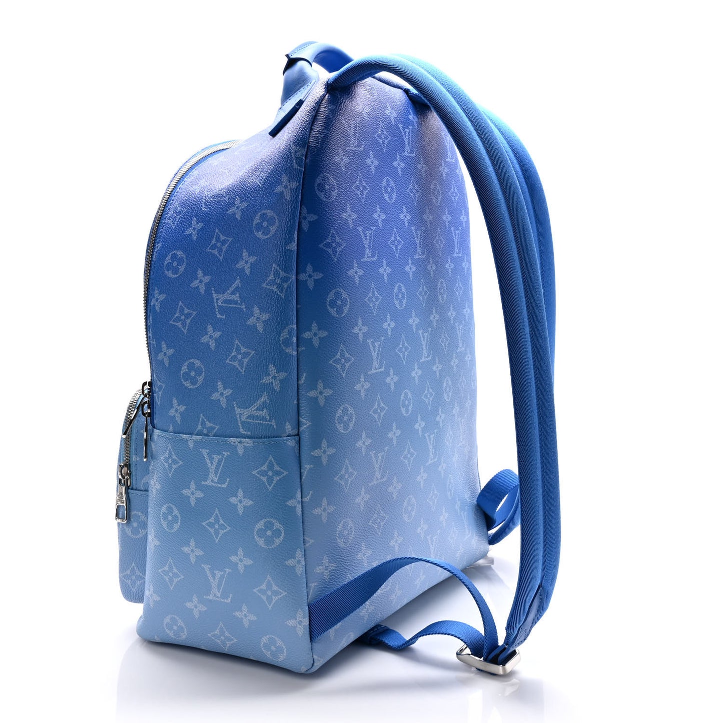 Monogram Clouds Multipockets Backpack Blue