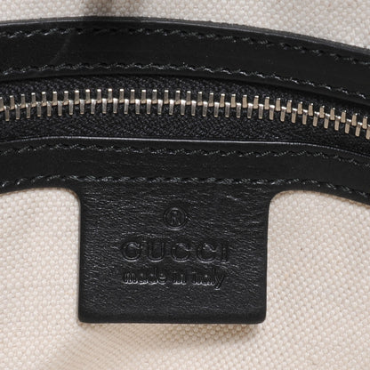 Gucci Leather Medium Ribot Horse Heads Tote Black 7 of 8