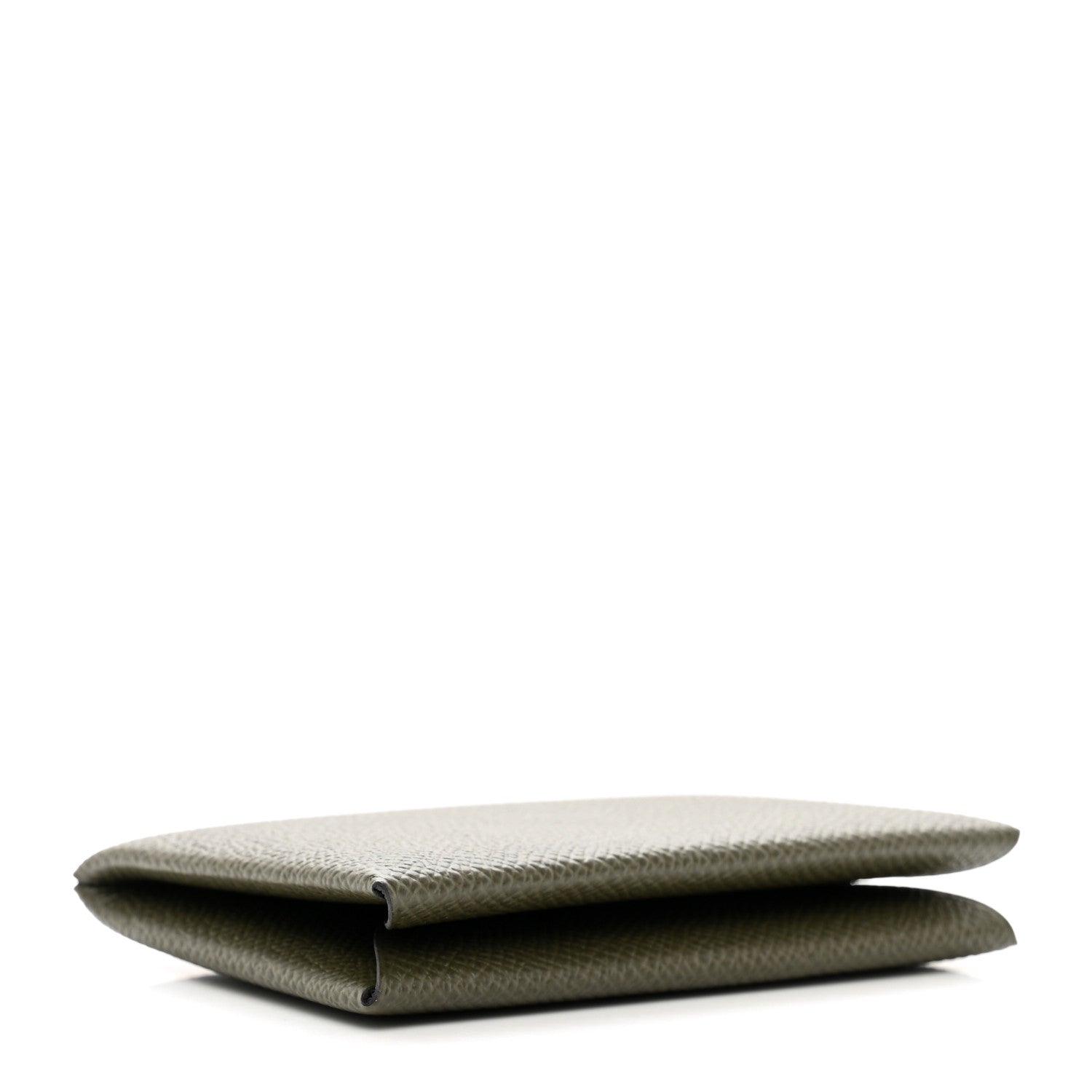 Hermes Epsom Calvi Card Case Vert De Gris 4 of 7