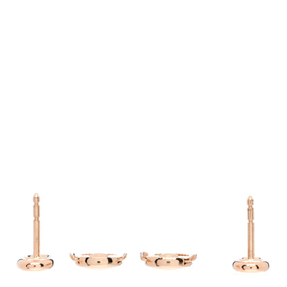 Hermes 18K Rose Gold TPM Farandole Stud Earrings 3 of 5