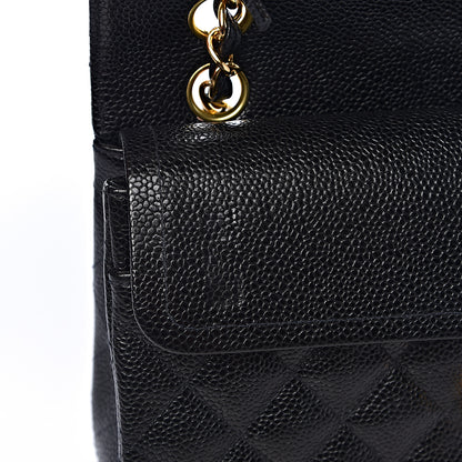 Chanel Caviar Quilted Small Double Flap Black 11 of 14