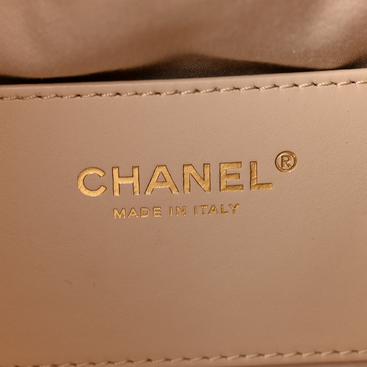 Caviar Quilted Small Chanel 25 Handbag Beige