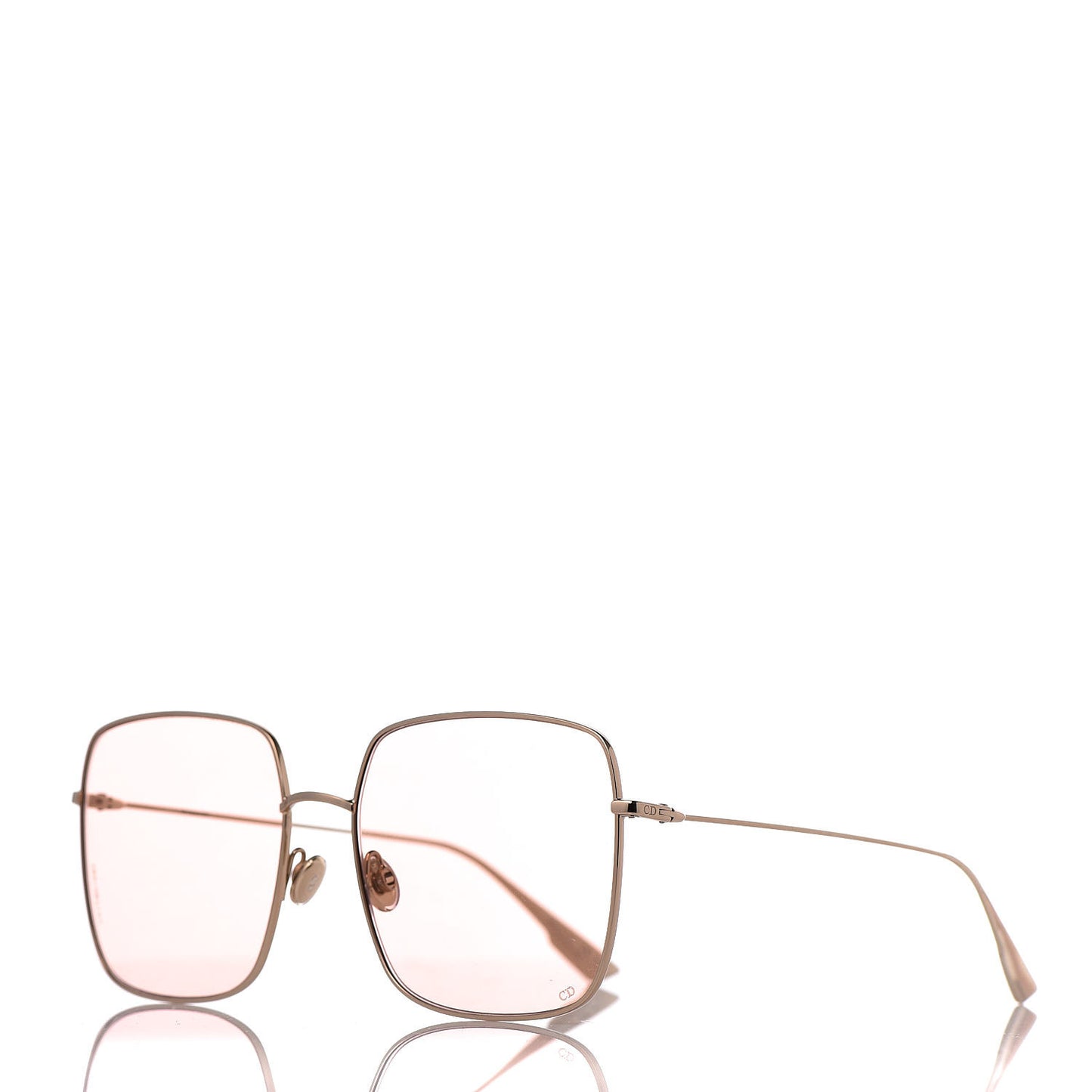 Metal DiorStellaire 1 Sunglasses Coral