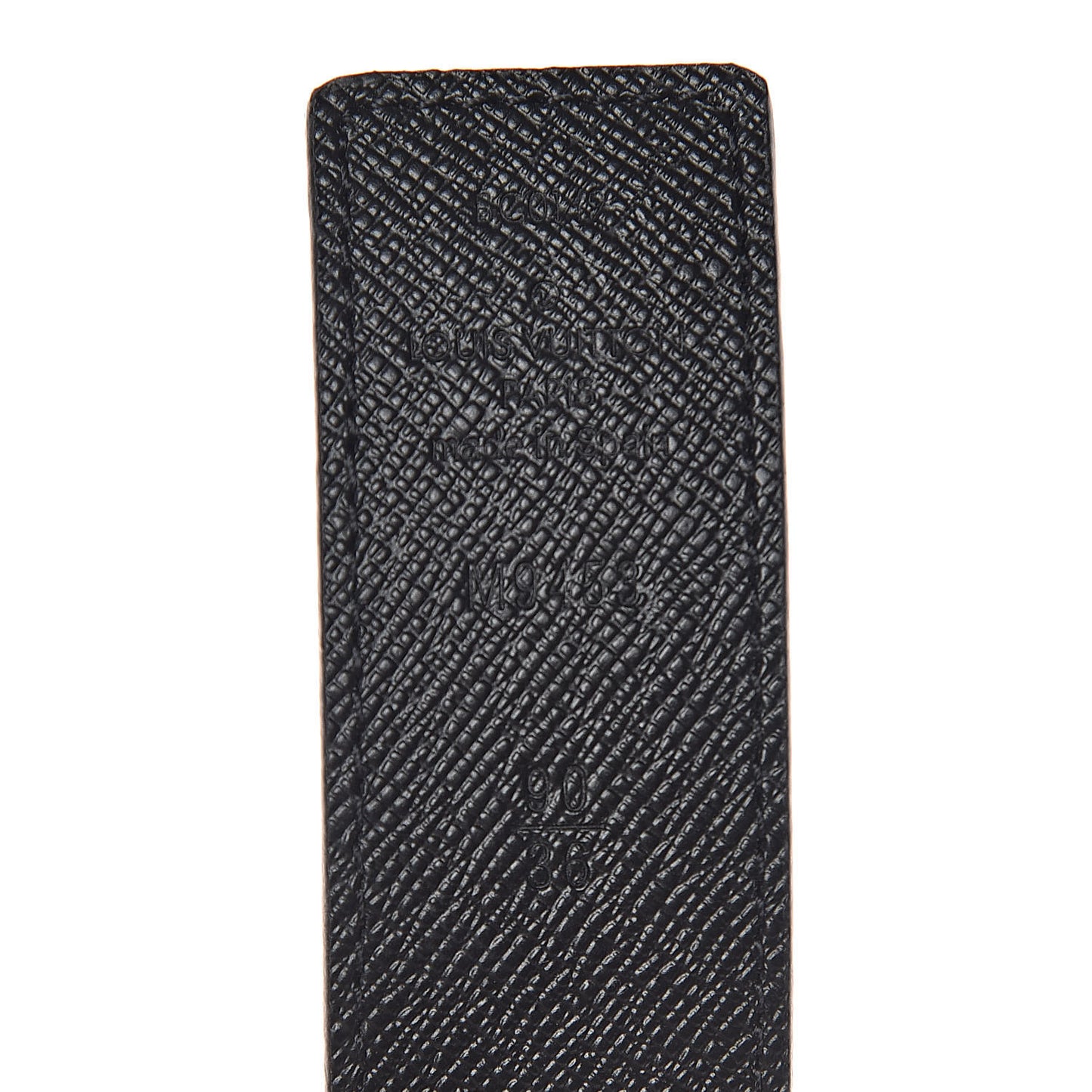 Calfskin Monogram 30mm LV Initiales Reversible Belt 90 36 Black