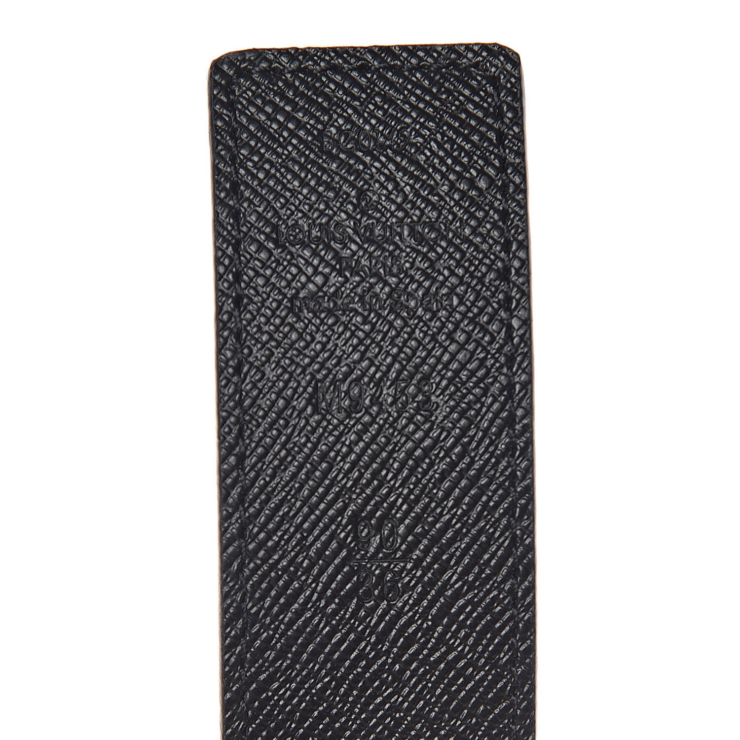 Louis Vuitton Calfskin Monogram 30mm LV Initiales Reversible Belt 90 36 Black 6 of 8