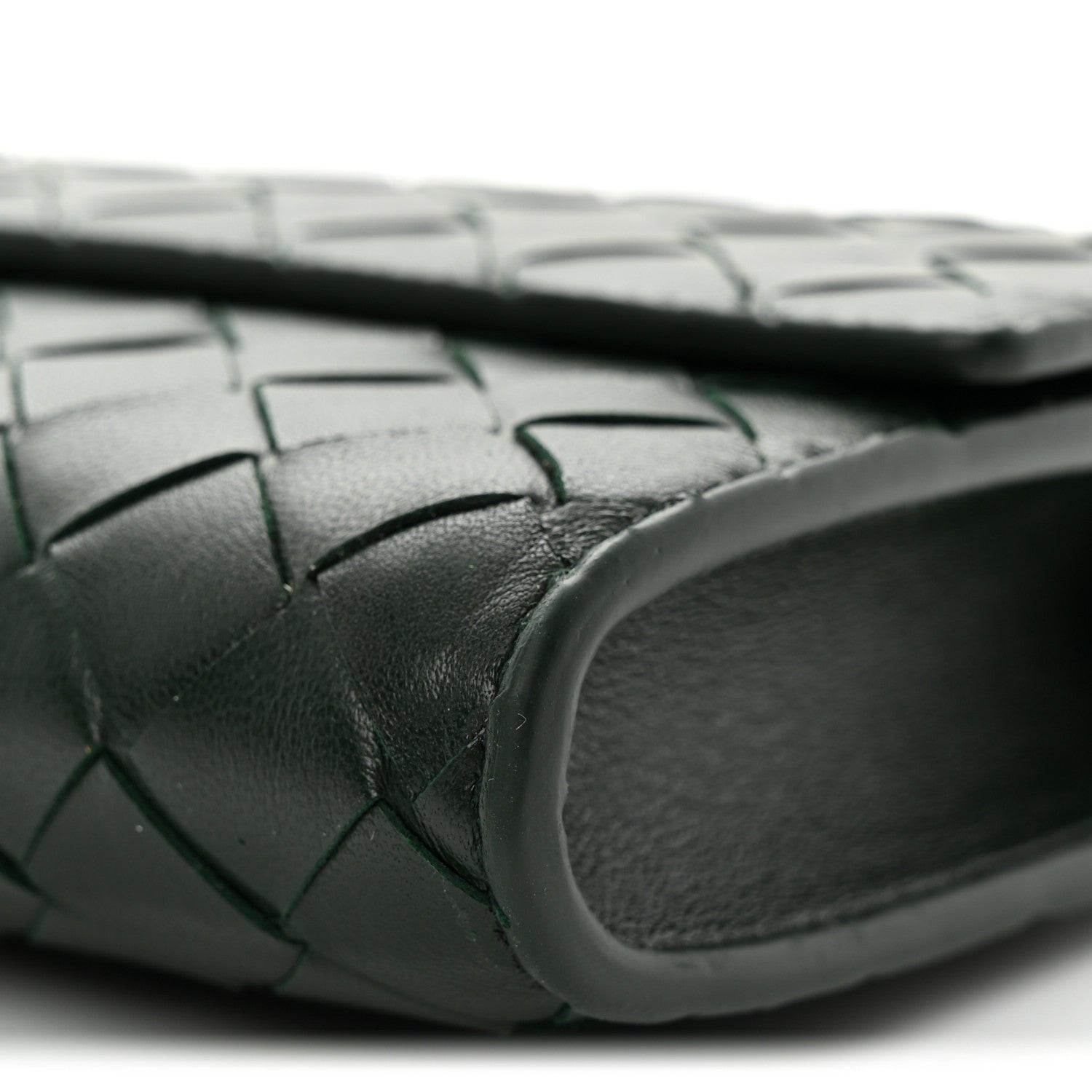Bottega Veneta Nappa Intrecciato Long Andiamo Top Handle Clutch Emerald Green 10 of 10