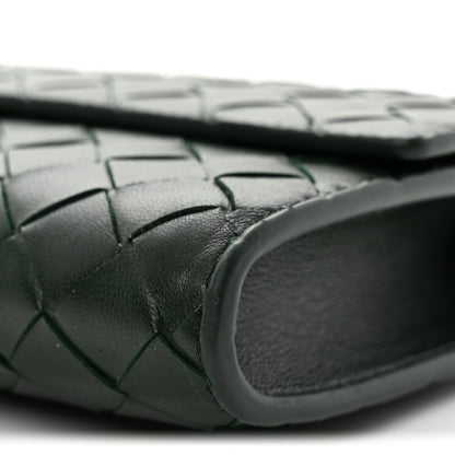 Bottega Veneta Nappa Intrecciato Long Andiamo Top Handle Clutch Emerald Green 10 of 10