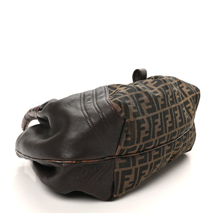 Fendi Zucca Nappa Nuvolata Vitello Tortuga Spy Tobacco Moro 4 of 9