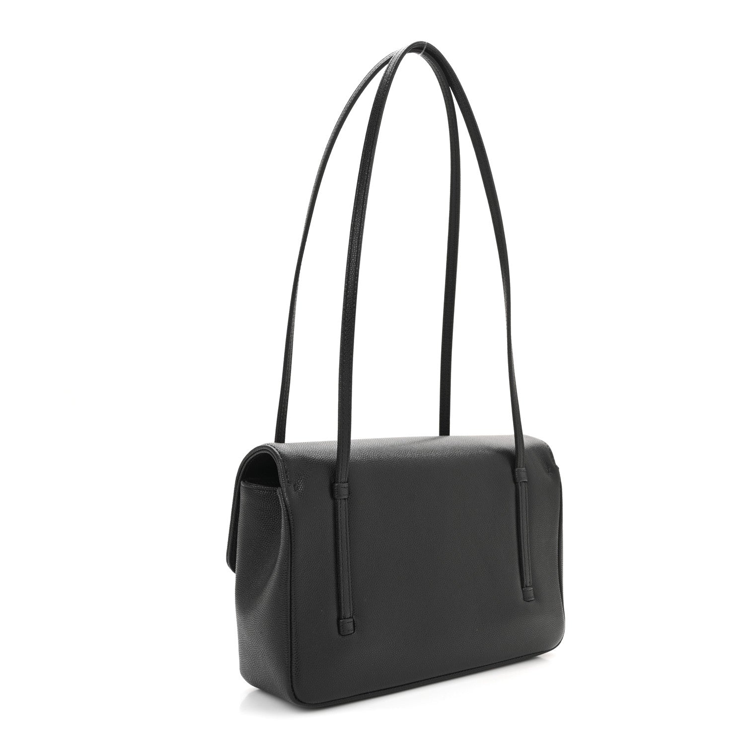Chanel Shiny Caviar Small Preppy Shoulder Bag Black 2 of 9