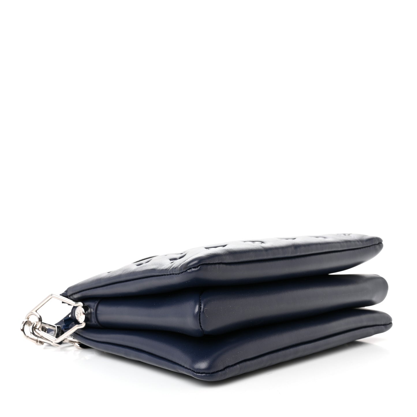 Lambskin Embossed Monogram Coussin PM Navy