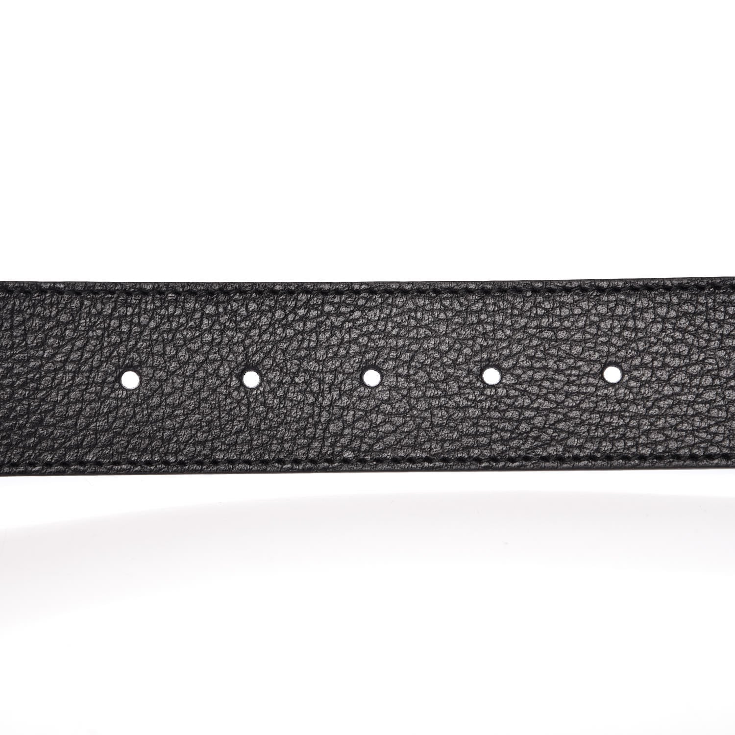 Gucci Dollar Calfskin 1973 Reversible Belt 80 32 Black Deep Cobalt 6 of 8