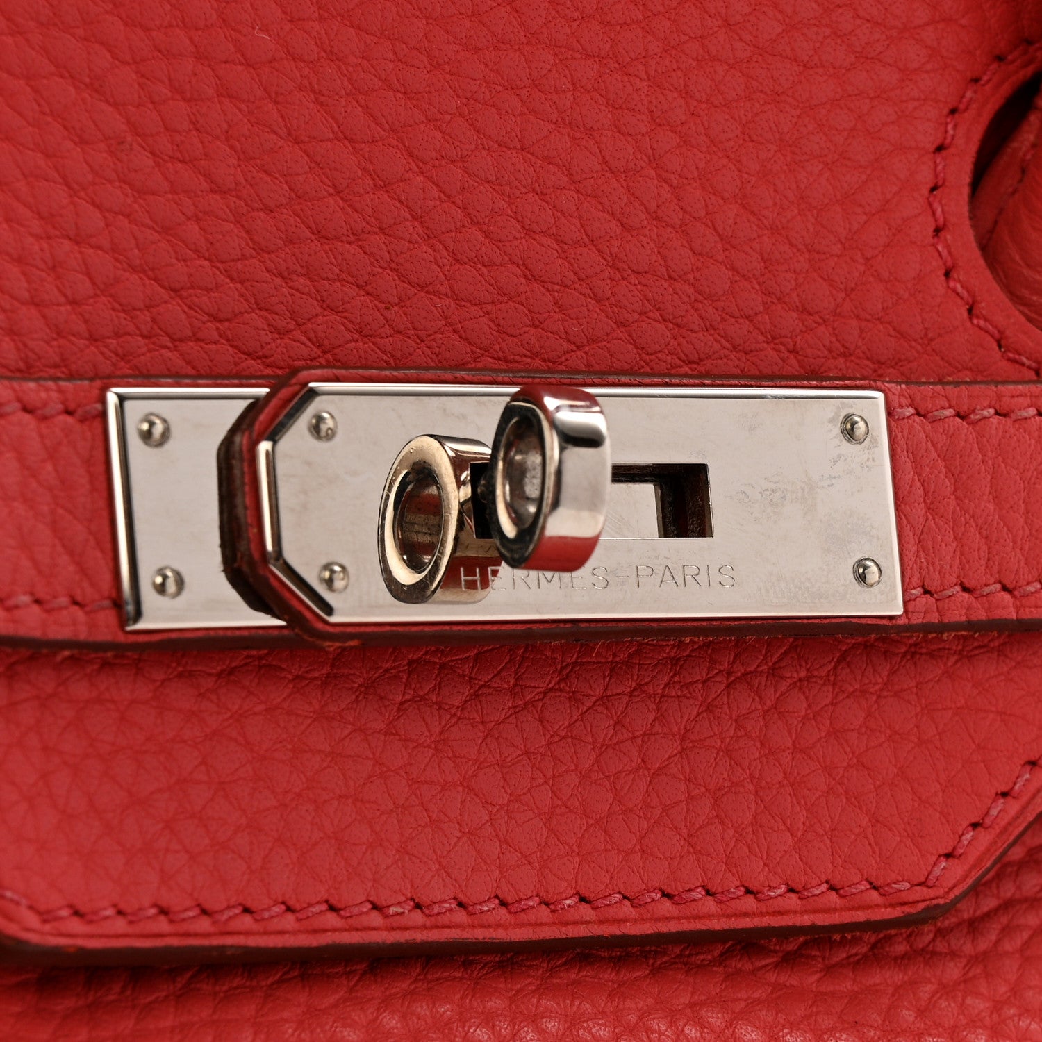 Hermes Taurillon Clemence Birkin 35 Bougainvillea 17 of 21