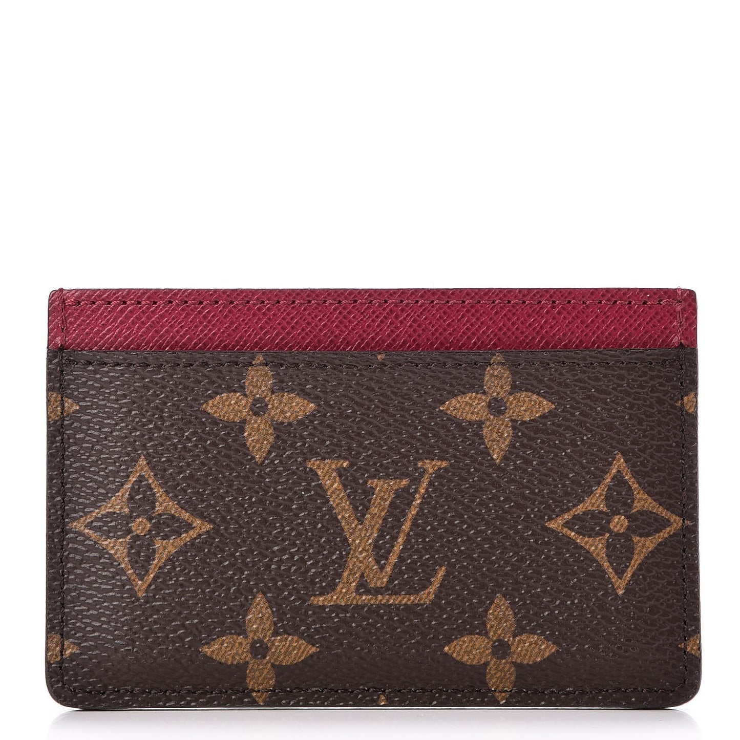 Monogram Card Holder Fuchsia