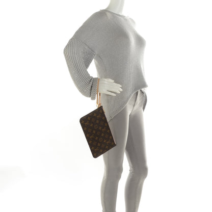 Louis Vuitton Monogram Neverfull MM GM Pochette Rose Ballerine 2 of 7