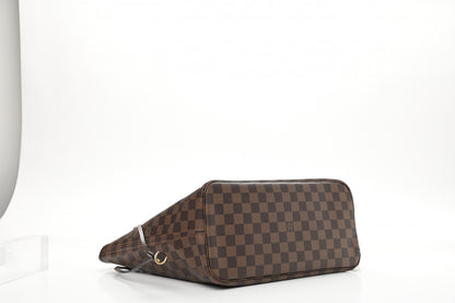 Louis Vuitton Damier Ebene Neo Neverfull MM Rose Ballerine 4 of 15