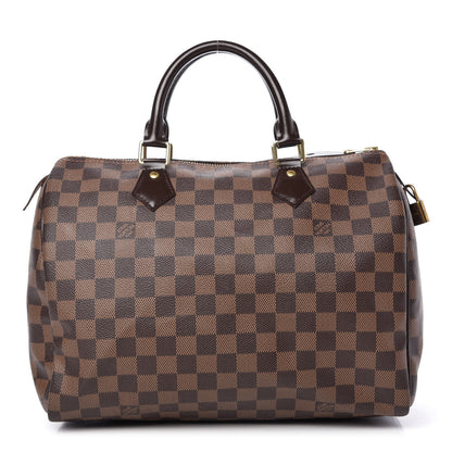 Louis Vuitton Damier Ebene Speedy 30 1 of 10